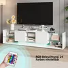 Fortuna Lai Mobile TV moderno, tavolo TV con 2 cassetti e 6 Anteprima dell’immagine prodotto 4