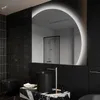 Unregelmäßiger asymmetrischer angeschnitten Spiegel mit LED Produktbild-Vorschau 1