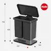HAILO poubelle tri 6222600 Öko duo Plus M 2 x 9 l noire Voir les images du produit 6