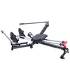 A black and red rowing machine is shown against a white background. Produktbild-Vorschau