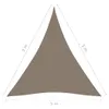 Tenda da sole in tessuto Oxford Triangolare 5x5x5 m Taupe Anteprima dell’immagine prodotto 12
