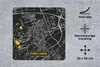 MuchoWow® Mauspad Mousepad Gold - Deutschland - Karte - Produktbild-Vorschau 2