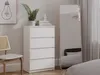 M4/60 Malwa Kommode 4 Schubladen Weiss Produktbild-Vorschau 7