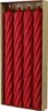 Stabkerzen aus Paraffin, RUSTIC TWIST, 250/28 mm, Rubin, Produktbild-Vorschau 1