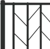 vidaXL Metallbett ohne Matratze mit Fußteil Schwarz 160x200 Produktbild-Vorschau 9