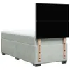 Boxspringbett mit Matratze Hellgrau 90x200 cm Samt Produktbild-Vorschau 10