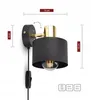 Kinkiet Lampa Classic Spot z Włącznikiem i Wtyczką do Podgląd zdjęcia produktu 5