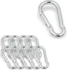 10x Feuerwehr Karabinerhaken 50x5 mm | Schnapphaken ähnlich Produktbild-Vorschau 1