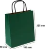 Torebki Papierowe Małe 180x80x225 Zielone Podgląd zdjęcia produktu 1