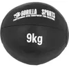 GORILLA SPORTS® Medizinball 9kg Gewichte, 29cm, aus Leder, Produktbild-Vorschau 1