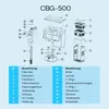 SunSun CBG-500 Hang On Filter s UVc lampou, závesný filter Náhľad obrázku produktu 8