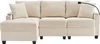 Merax Ecksofa, mit Schlaffunktion, L-Form 3-Sitzer-Sofa mit Produktbild-Vorschau 9