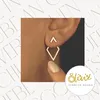 XCOAST Ohrringe - modern, Cut-Out, Edelstahl, Gold Produktbild-Vorschau 1