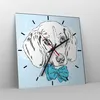 Wanduhr - Quadrat - Glasuhr - Hund Labrador Auge Portrait - Produktbild-Vorschau 4