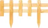 Steckzaun Holz Hellbraun H 20 x B 59,5 cm 1 Stück Produktbild-Vorschau 2