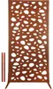 Sichtschutzwand floraworld Kreise Corten 90 x 180 cm rost Produktbild-Vorschau 2