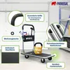 Klappbarer Profi-Transportwagen RHINO 150 mit Produktbild-Vorschau 2