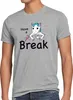 style3 Have a Break Einhorn Herren T-Shirt Unicorn Produktbild-Vorschau 1