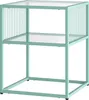 Stolik pomocniczy „Tronevn” ze szklanym blatem Stal 50 x 40 Podgląd zdjęcia produktu 7