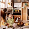 Morandi Grš¹n Wimpelkette mit 100 Ballons Kinderzimmer Deko Produktbild-Vorschau 6
