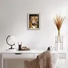 Gerahmtes Poster - Rahmen in heller Eiche - tiger tier - Produktbild-Vorschau 6