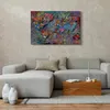 Obraz z netkaného plátna - Mapa: Jackson Pollock inspirace Náhled obrázku produktu 4