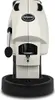 A white and black espresso machine is shown from the front on a white background. Náhled obrázku produktu