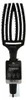 Brosse Olivia Garden Fingerbrush à double poils, noire, Voir les images du produit 12