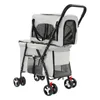 Hundebuggys 51*63*105cm Doppelter Haustierstroller Produktbild-Vorschau 7