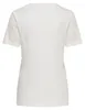 ONLY Einfarbiges T-Shirt mit Brand Herz Basic Kurzarm Produktbild-Vorschau 4