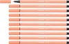 Premium-Filzstift - STABILO Pen 68 - 10er Pack - apricot Produktbild-Vorschau 1