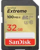SANDISK SDHC Extreme 32 GB 100 MB/s UHS-I C10 V30 U3 Produktbild-Vorschau 1
