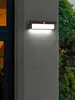 Aluminium Solar Wandleuchte Outdoor mit Bewegungsmelder Produktbild-Vorschau 2