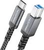 deleyCON 0,5m USB 3.0 Kabel Kurz USB-C auf USB-B Stecker Produktbild-Vorschau 1