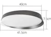 ZMH LED Deckenleuchte Rund Schwarz Deckenlampe 36W Dimmbar Produktbild-Vorschau 7