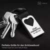 FABACH Herz Schlüsselanhänger mit Gravur aus Leder - Auto Produktbild-Vorschau 3