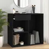 vidaXL Kosmetická skříňka černá 80x40x75 cm Dřevěný Náhled obrázku produktu 2