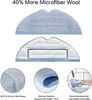 Close-up views and marketing text about microfiber cleaning pads. Produktbild-Vorschau