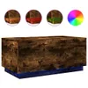 vidaXL Couchtisch mit LED-Leuchten Räuchereiche 90x50x40 cm Produktbild-Vorschau 1