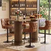 Tribesigns Bartisch, 100 cm hoch, braun, Bistrotisch mit Produktbild-Vorschau 8