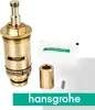 A faucet cartridge and related parts are displayed against a white background, with a green band at the bottom featuring the brand name. Náhľad obrázku produktu