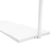 A close-up view of the base of a white metal clothing rack. Produktbild-Vorschau