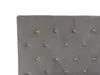 BELIANI Postel šedá sametové čalounění 140 x 200 cm Náhled obrázku produktu 10