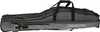 A gray fishing rod bag with black zippers and handles, placed on a white background. Anteprima dell’immagine prodotto