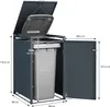 ML-Design Mülltonnenbox 1er für 1 Tonne 240L 68x80x116,3 cm Produktbild-Vorschau 7
