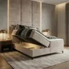 Moderne Boxspringbett HYPNO 180x200 RICO mit 2 Bettkasten Produktbild-Vorschau 2