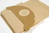 A stack of brown paper vacuum cleaner bags on a white background. Produktbild-Vorschau