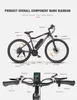 SAMEBIKE SY26-II Klassisches E-Mountainbike E-bike Produktbild-Vorschau 6