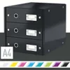 LEITZ Schubladenbox Click & Store WOW 3 Schübe schwarz Produktbild-Vorschau 2