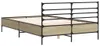 vidaXL Bettgestell Sonoma-Eiche 120x200 cm Holzwerkstoff Produktbild-Vorschau 6